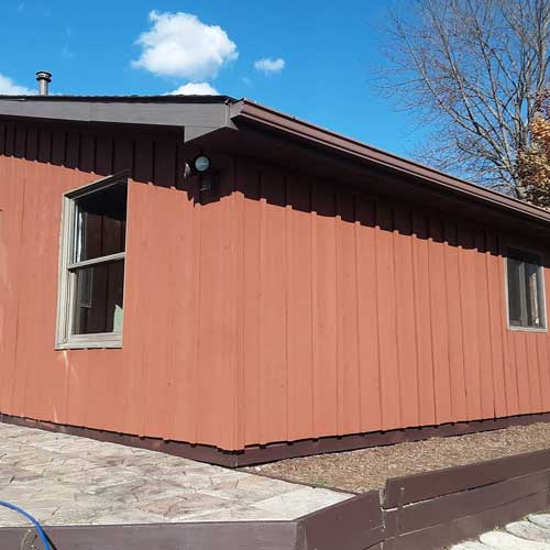 painting contractor Pike County before and after photo 01after-cabin